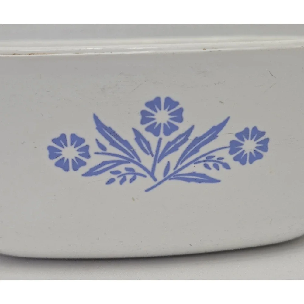 Vintage Corning Ware Blue Cornflower Lot 1.5 Qt 1960s & P-43-B .24 oz Misprint